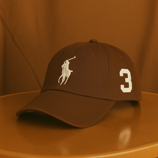 Polo Style Baseball Cap (Brown)